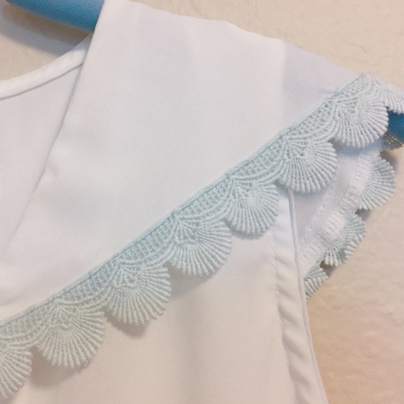 🎉🎉HP🎉🎉MINT GREEN SAILOR BLOUSE SKORTS SET - Picture 5 of 8